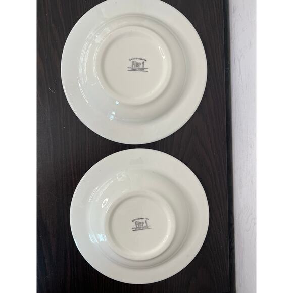 Vintage 90s Pier 1 Imports Starfish Mosaic pasta/soup bowls Set of 2 - Picture 4 of 8